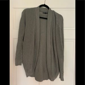 Grey Cocoon Cardigan Sweat